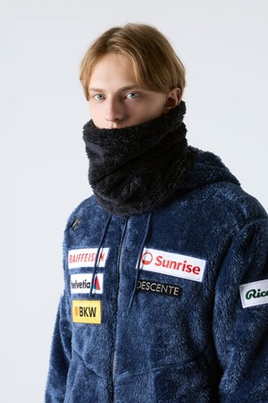 스위스 스키 플리스 워머 블랙1 SQ323IWA91