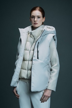 캐논 숏 덕 다운 베스트 라이트 베이지 SQ321SDV91