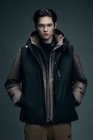 캐논 숏 덕 다운 베스트 블랙 SQ321SDV91