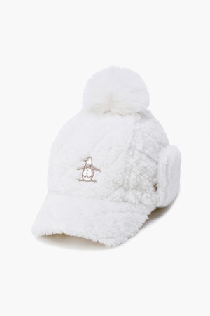 여성 플리스 이어머프 캡 화이트 MQ422LCPO7