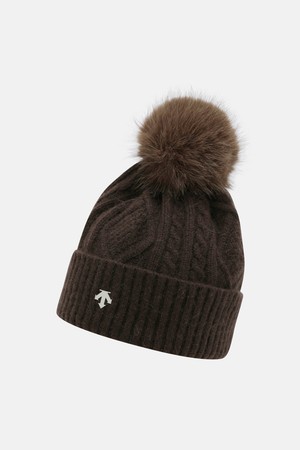 우먼스 방울 비니 브라운 SQ422SKCO4