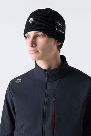 스위스 스키 숏 비니 블랙 SQ423IKCO2