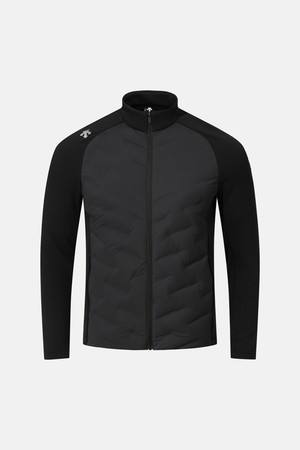 트레이닝 기모 하이브리드 자켓 블랙 SQ423TKTO1
