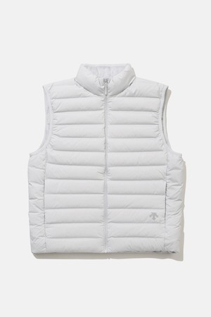 듀얼리스 경량 구스 다운 베스트 라이트 그레이 SQ421DDVO3