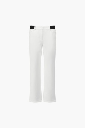 여성 본딩 기모 부츠컷 팬츠 화이트 MQ422LPTO3