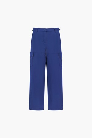 여성 패딩 카고포켓 세미와이드 팬츠 _ULBL GQ422LPTO4_BLUE-a