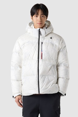 유니 레귤러핏 벤쳐 구스 숏다운자켓 - 화이트 QQ423EDJN1
