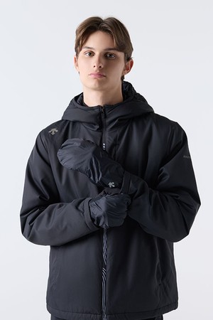 러닝 후드 그리드 장갑 블랙 SQ323RGL81