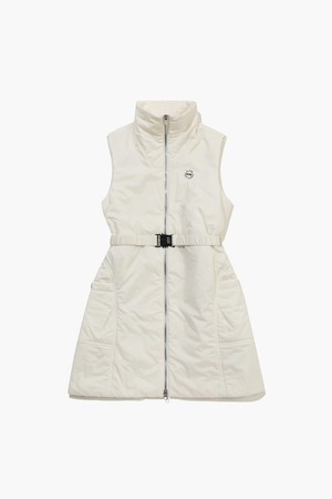 여성 패딩 풀집업 베스트 원피스 _CREM GQ322LOP91_IVORY-a