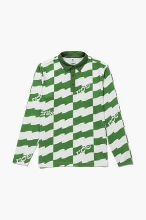 남성 플래그 폴로 긴팔티셔츠 _OLIV GQ421MTLO5_GREEN-a