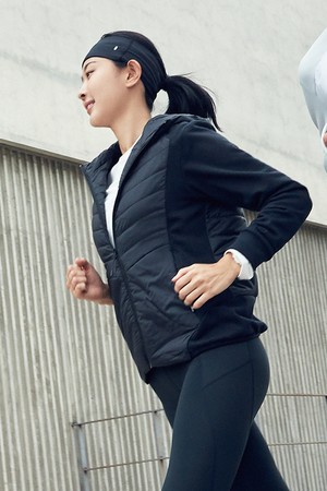 유니 하이브리드 3M 패딩 자켓 - 블랙 QQ423EPDO3