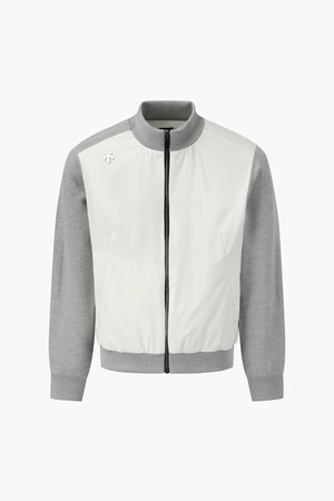 [데상트골프] 남성 하이브리드 패딩 점퍼  DQ31MFKO92_GREY-a