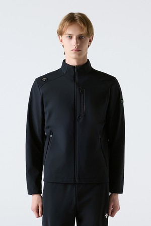 트리코트 본딩 3LAYER 트레이닝 자켓 블랙 SQ413SFTO3