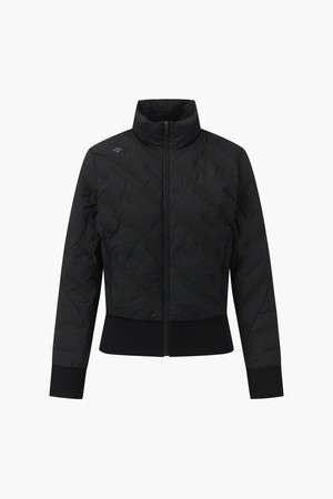 [데상트골프] 여성 스윙 튜브다운 점퍼  DQ42WFDJO4_BLACK-a