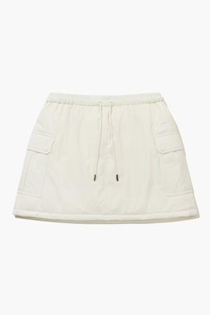 여성 푸퍼 셋업 스커트 아이보리 MQ422PSKO1