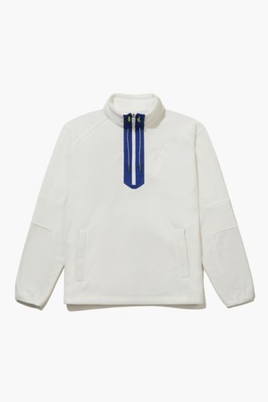 남성 플리스 반집업 티셔츠 _CREM GQ421MTLO2_IVORY-a