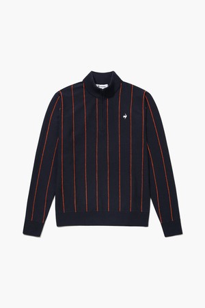 남성 스트라이프 반집업 스웨터 _NAVY GQ321MKP93