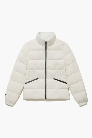 여성 경량 구스 다운 점퍼 _CREM GQ422LDJO1