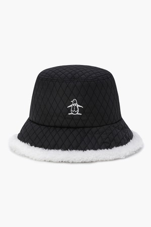여성 패디드 퀼팅 버킷햇 블랙 MQ422LCPO6