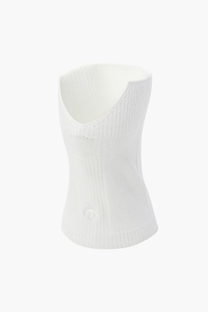 [데상트골프] 남여공용 탁텔 V넥워머 DQ42MFWMO4_IVORY-a