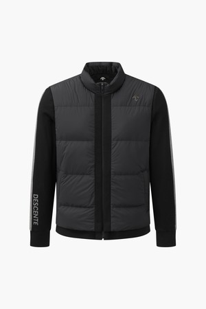 [데상트골프] 남성 니트 하이브리드 점퍼  DP42MFKOOA_BLACK-a