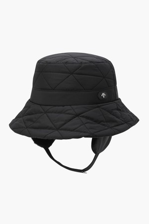 [데상트골프] 여성 이어워머 탈부착 버킷햇  DQ42WFCPO8_BLACK-a