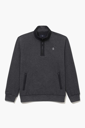 남성 방풍 기모 티셔츠 차콜그레이 MQ421MTLN1