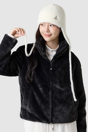 여성 귀달이 비니 - 아이보리 QQ422WBNN2