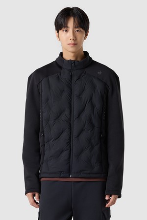 유니 경량 하이브리드 패딩 자켓 - 블랙 QQ423EPDO5
