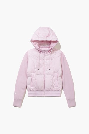 여성 후드 스웨터 경량 다운 점퍼 _LPNK GQ422LKCO1_PINK-a