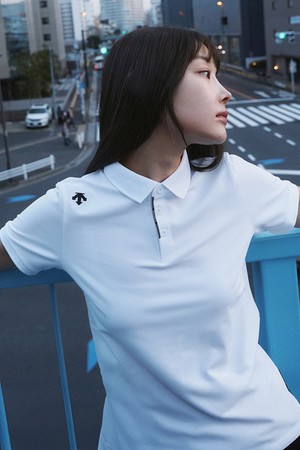 [세리나&소빈 착용] 터프 폴로 반팔 티셔츠 화이트 SR123UPS11