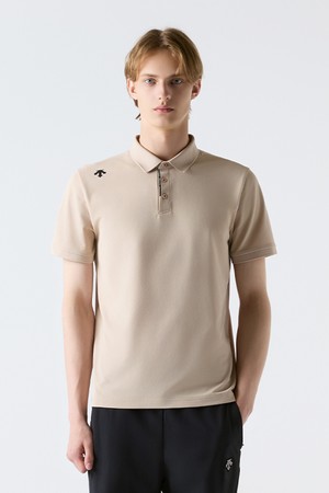 [세리나&소빈 착용] 터프 폴로 반팔 티셔츠 베이지 SR123UPS11