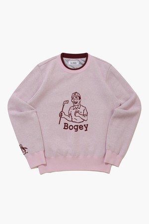 [먼싱웨어] 여성 피터보기 그래픽 스웨터 핑크(MQ322PSW91)_PINK-a