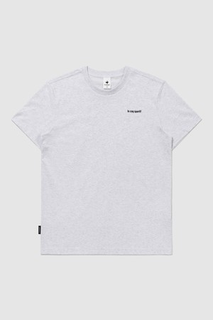 유니 에센셜 반팔티 - 멜란지 QR123LRS11