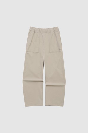 유니 스트레이트 팬츠 - 베이지 QR123LPT11