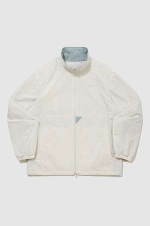 유니 리버시블 루즈핏 플리스 자켓 - 아이보리 QR123LJK11
