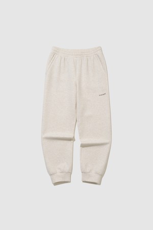 유니 쿠션지 조거 팬츠 - 오트밀 QR123LFP14