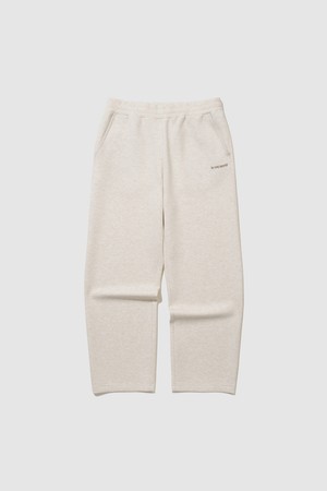 유니 쿠션지 레귤러 스트레이트핏 팬츠 - 오트밀 QR123LFP13