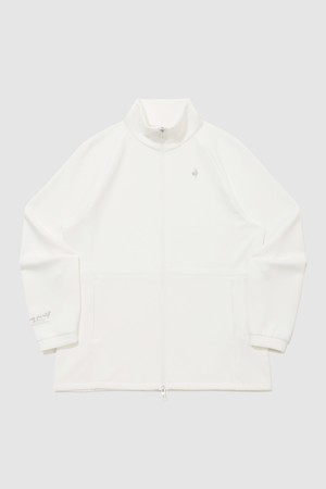 여성 더블텐션2.0 루즈핏 힙커버 자켓 - 크림 QR122OFT12