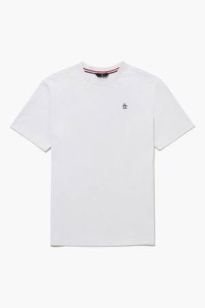 남성 시그니처 라운드 티셔츠 화이트 MR121MTS12