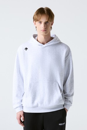 백그래픽 후드 티셔츠 라이트 그레이 SR123UHD12