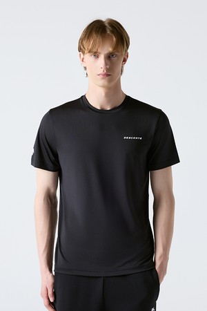 트레이닝 백그래픽 반팔 티셔츠 블랙 SR121TTS12