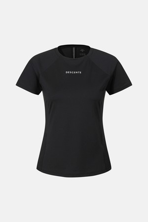 우먼스 슬림 반팔 티셔츠 블랙 SR122PTS12