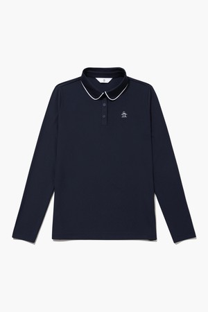 여성 카라 포인트 긴팔 티셔츠 네이비 MR122LTL13