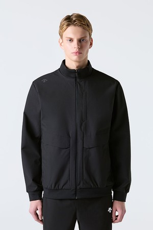 기모 안감 봄버 자켓 블랙 SR121UJK12