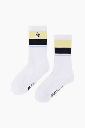 여성 컬러블럭 삭스 라이트옐로우 MR122LSO12