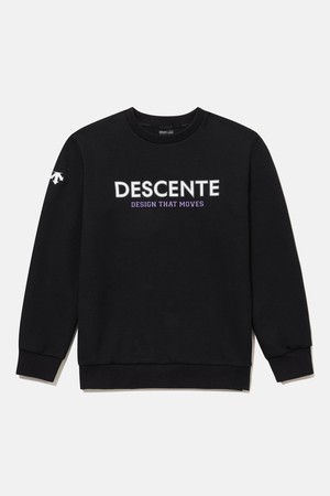 영애슬릿 빅워딩 맨투맨 블랙 SR12JUHT12