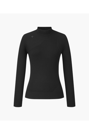 [데상트골프] 아크먼트(ACMT) 여성 모크넥 풀오버  DR11WFKP13_BLACK-a