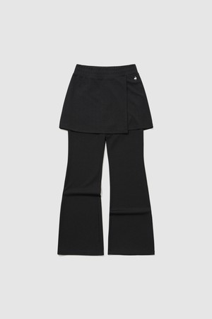 여성 레귤러핏 스칸츠 블랙 QR122OPF12