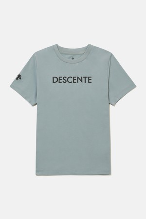 영애슬릿 터프 워딩 반팔 티셔츠 데님 블루 SR12JUTS13